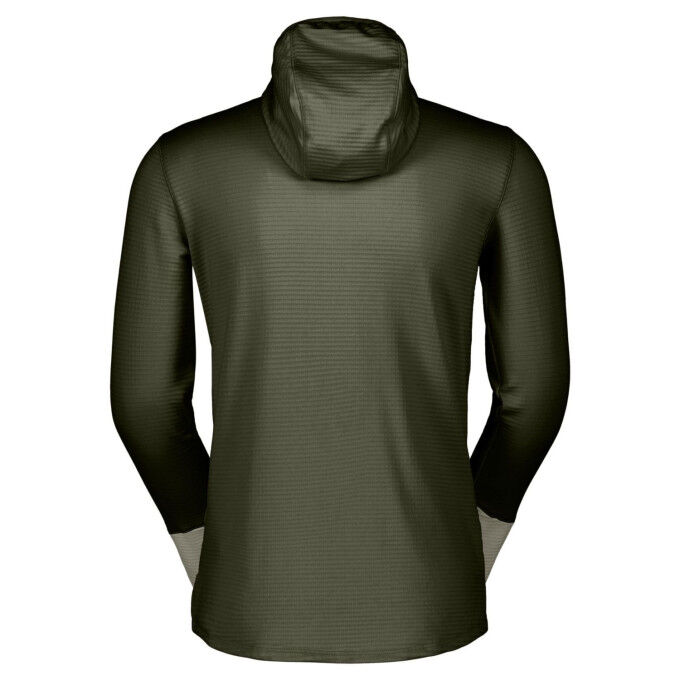 SCOTT Defined Light Men's Hoodie - DOUGLAS GREEN/DUST GREY