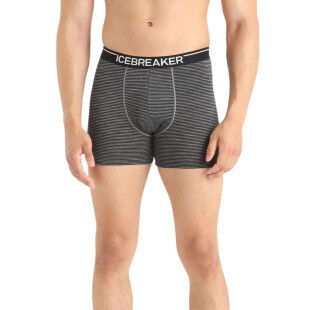 ICEBREAKER Anatomica Men's Boxer Briefs - GRITHTHR/BLCK/S