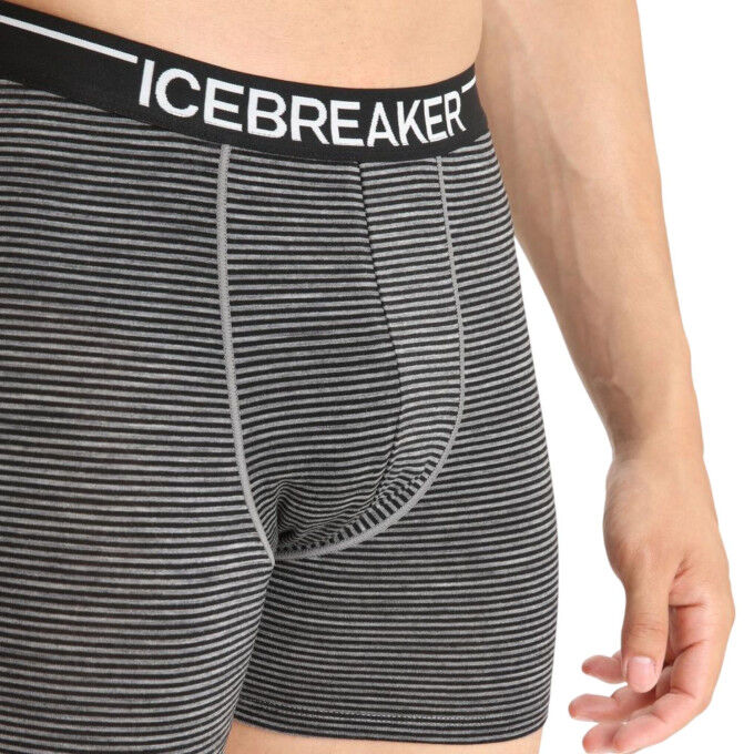 ICEBREAKER Anatomica Men's Boxer Briefs - GRITHTHR/BLCK/S
