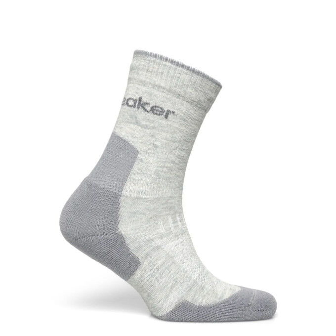 Men's Hike+ Light Crew Socks - BLIZ HTHR/ALLOY