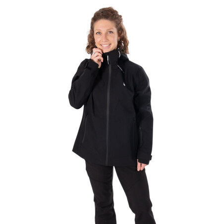 AULP Carey Softshell Damen Black: eine technische und elegante Jacke