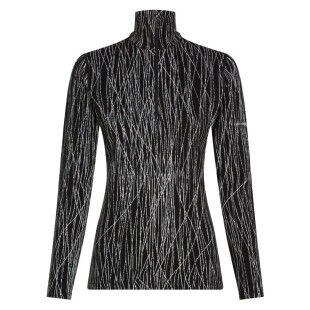 Sous-vêtement Femme ICEBREAKER Vertex 260 Tech AOP - BLACK/SNOW/J