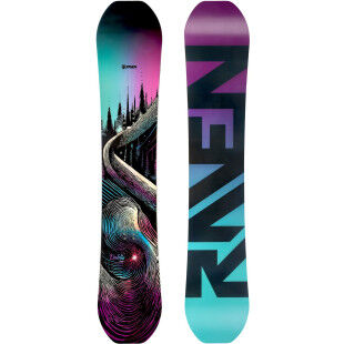 Tabla de snowboard Raven DAHLIA Carbon: ligera, versátil y de alto rendimiento para mujeres.