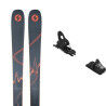 Packung Blizzard ANOMALY 88 Skier + Bindung : Farbe - BLAU/ORANGE, Größe der Skier - 170