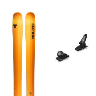 Pack de skis Faction DANCER 3 + fix : Couleur - Orange, Taille des skis - 183