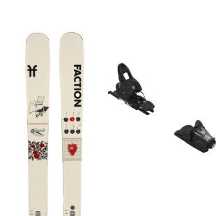 Faction Prodigy 1 Capsule ski pack + bindings : Colour - White, Ski size - 178