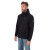 Aulp Conor Men's Black: warm and modern hybrid jacket