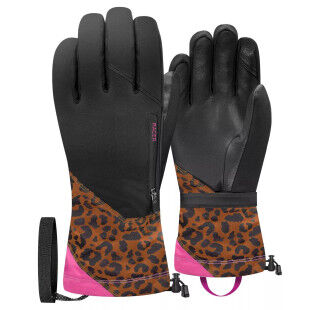 Racer G Dinasty Black Camel Women's Gloves: style and performance on the track