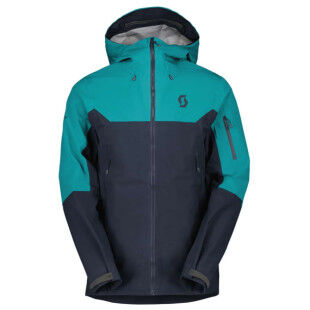 Chaqueta de esquí para hombre SCOTT Explorair 3L - WINTER GREEN/DARK BLUE