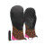 Women's Racer M Dinasty Ski Mittens - Black/Camel: style and performance