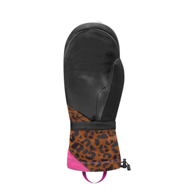 Women's Racer M Dinasty Ski Mittens - Black/Camel: style and performance