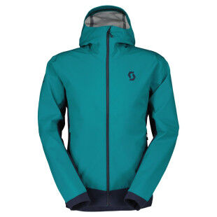 Chaqueta de esquí para hombre SCOTT Explorair Hybrid LT - WINTER GREEN/DARK BLUE