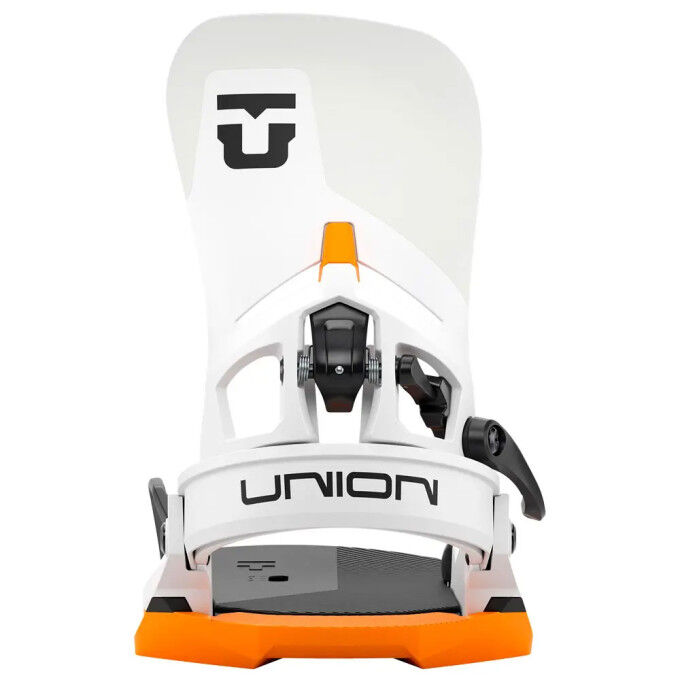 Union Atlas Step On Snowboard-Bindungen Weiß Orange