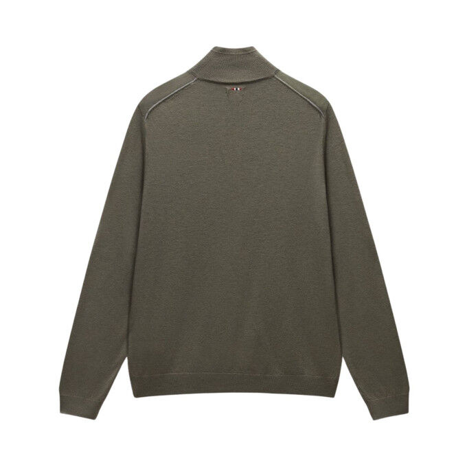 Felpa con zip a 1/2 uomo Napapijri Damavand HZ 4: comfort e stile in lana