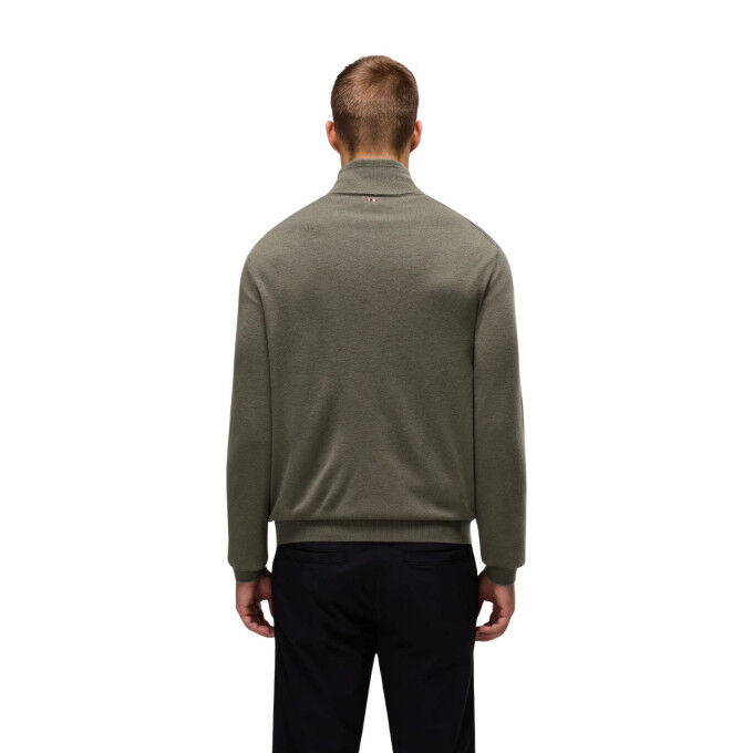 Felpa con zip a 1/2 uomo Napapijri Damavand HZ 4: comfort e stile in lana