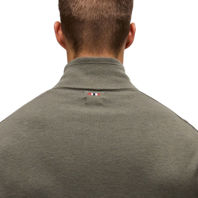 Felpa con zip a 1/2 uomo Napapijri Damavand HZ 4: comfort e stile in lana