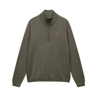 Felpa con zip a 1/2 uomo Napapijri Damavand HZ 4: comfort e stile in lana
