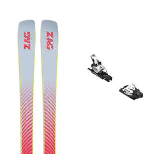 Pack de skis Zag MATA 90 + fix : Couleur - ROUGE / BLANC, Taille des skis - 178