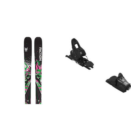Paquete de esquís Faction PRODIGY 1 + fijaciones : Color - Negro, Talla de esquí - 164
