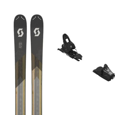 Pack de skis Scott PURE POW 115 + fix : Taille des skis - 182
