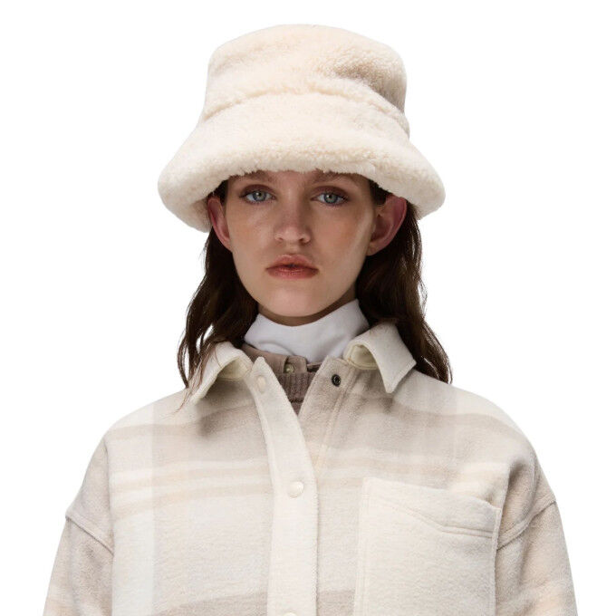 Napapijri O-Laugen Mujer: camisa larga oversize de lana reciclada