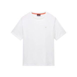 Herren-T-Shirt Napapijri S-Nedles White Heron: Schlichtheit, Komfort und rückverfolgbare Baumwolle