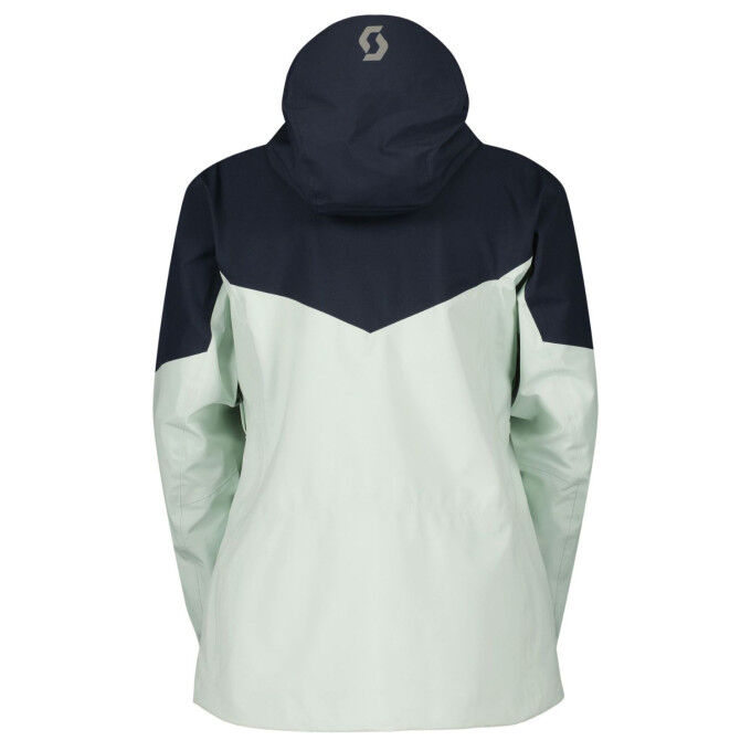 SCOTT Explorair 3L Women's Ski Jacket - FRESH GREEN/DARK BLUE