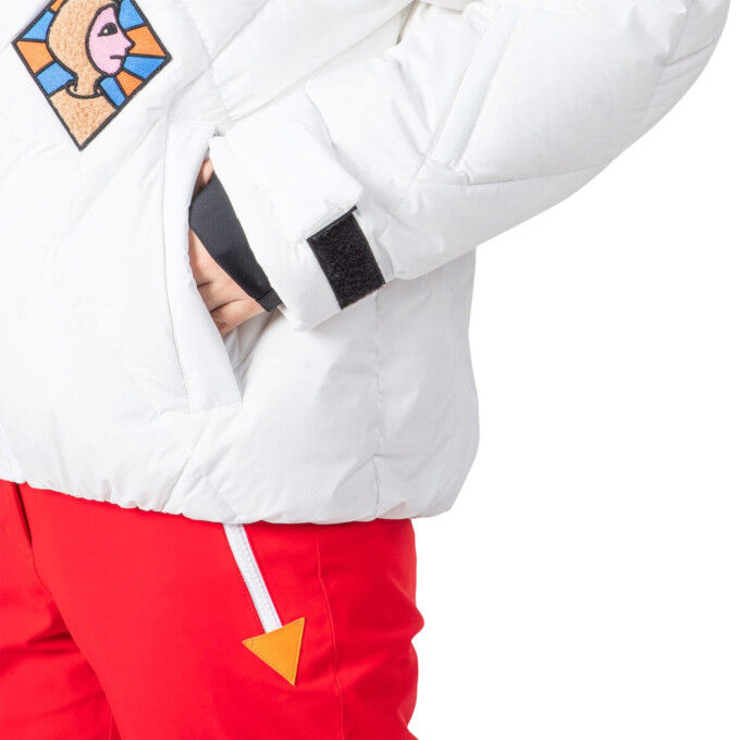 Rossignol JCC Lumy Damen-Skijacke: Stil und Wärme im Pop-Art-Look