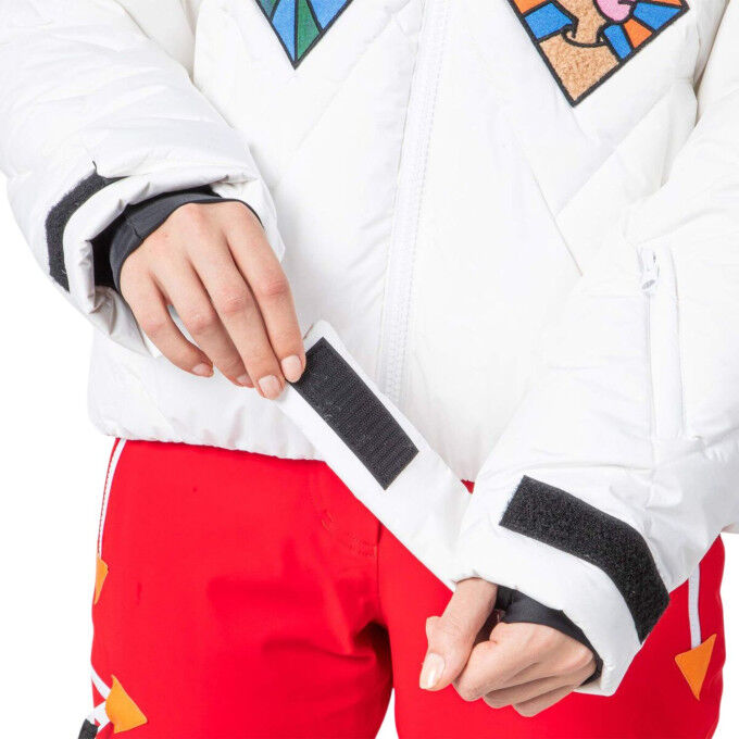 Rossignol JCC Lumy Damen-Skijacke: Stil und Wärme im Pop-Art-Look