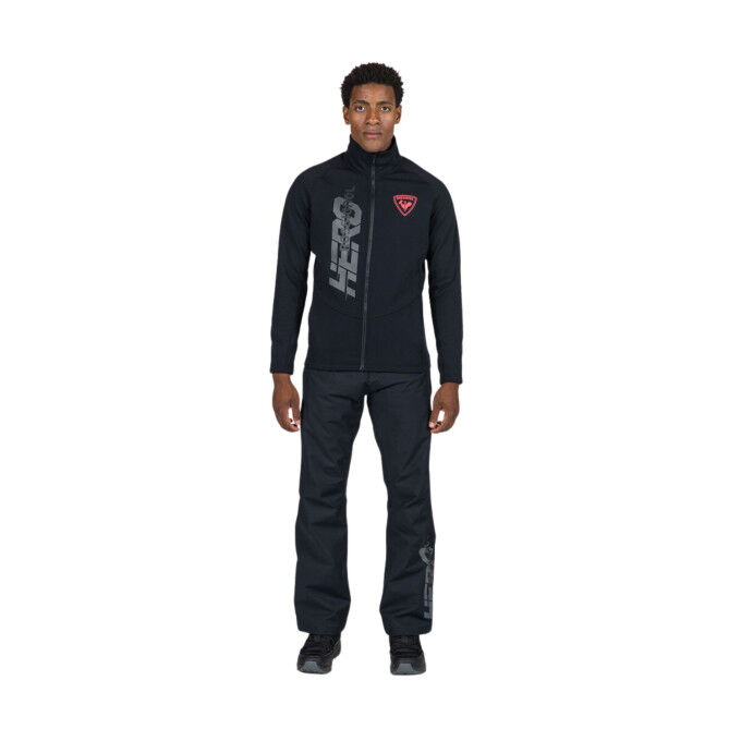 Rossignol Hero Classic Clim: warm zip-up top for men
