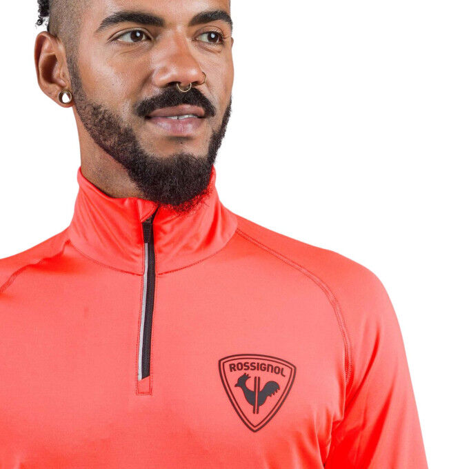 Fleecejacke mit 1/2 Reißverschluss für Herren Rossignol Hero Classique – Thermischer Komfort und Leistung