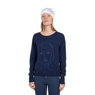 Rossignol JCC Lina Cosmic Blue: elegance and warmth in merino wool and cashmere
