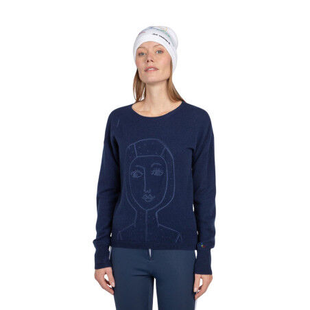 Rossignol JCC Lina Cosmic Blue: eleganza e calore in merino e cashmere