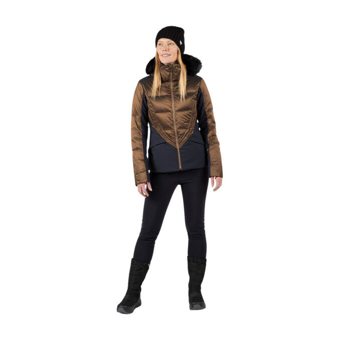 Rossignol Direttissima - Bronze: Warm and technical women's ski jacket