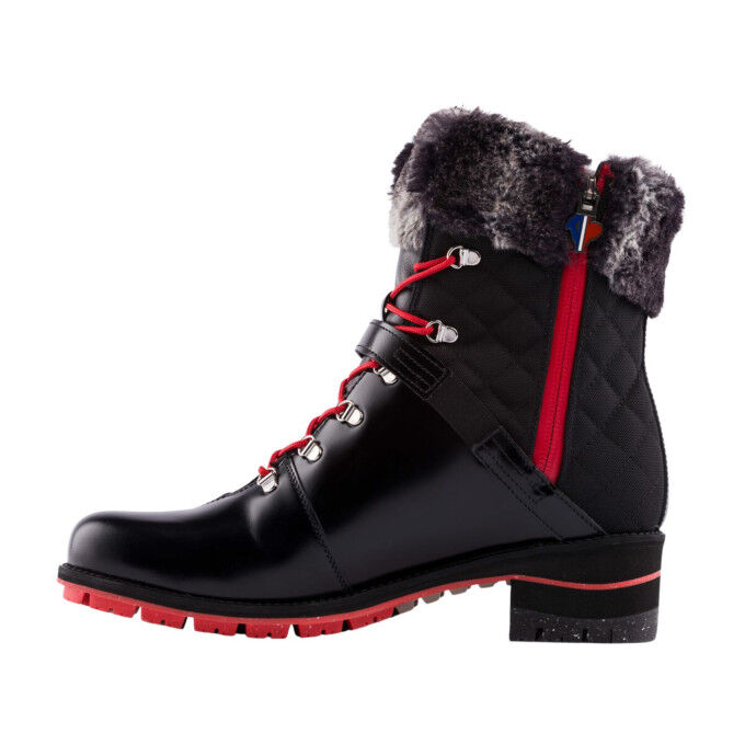 Rossignol 1907 Megève Shiny Black: chic, waterproof women's boots