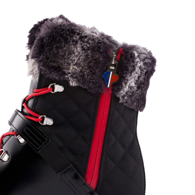 Rossignol 1907 Megève Shiny Black: chic, waterproof women's boots