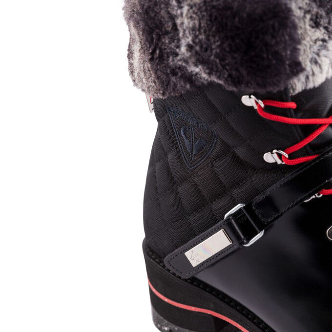 Rossignol 1907 Megève Shiny Black: chic, waterproof women's boots