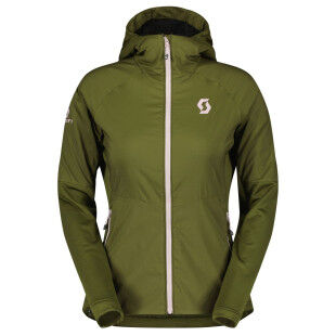 SCOTT Explorair Alpha Women's Hoodie - FI GRN/CL PI