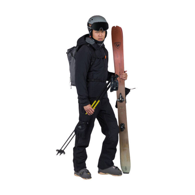 Chaqueta con capucha para hombre Rossignol Opside Hoodie Warm - Negro