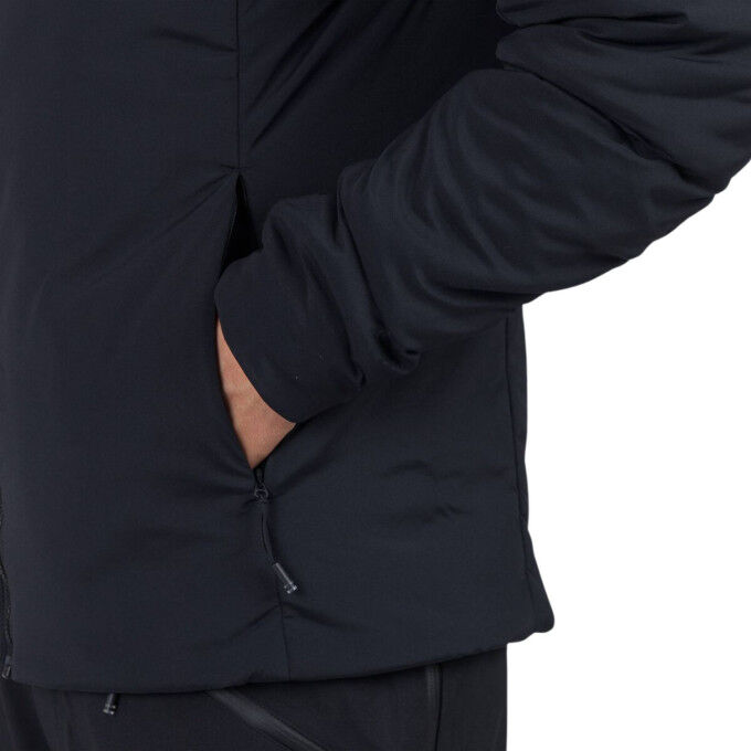 Chaqueta con capucha para hombre Rossignol Opside Hoodie Warm - Negro