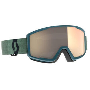 Maschera da sci SCOTT Factor Pro Light Sensitive - SOFT GRN/BLA