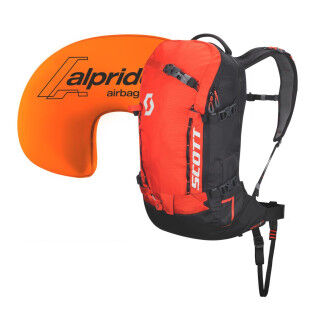 Mochila con airbag SCOTT Patrol E1 22 - Naranja quemado/Negro