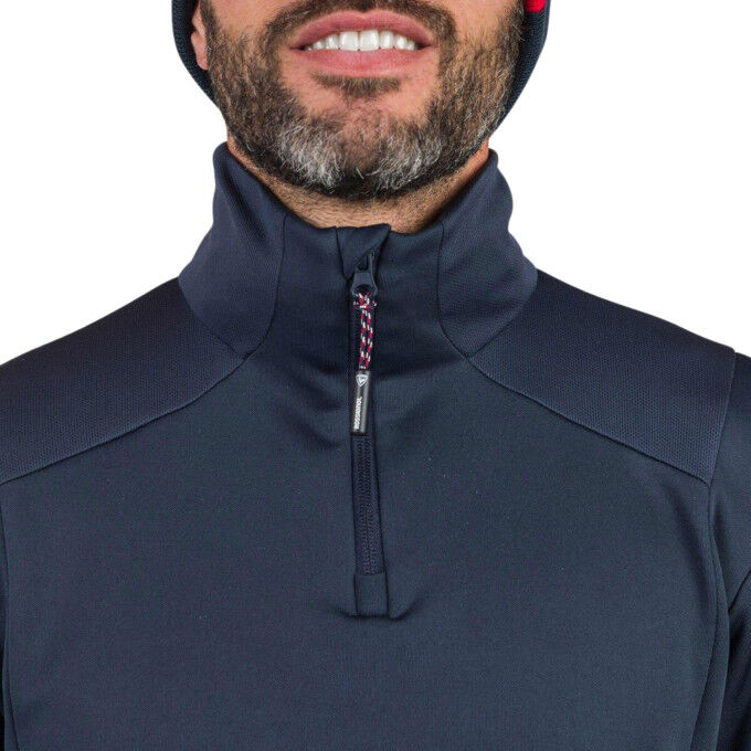Rossignol Diretta Men's 1/2 Zip Fleece – Warmth and freedom of movement