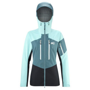 Veste de ski Femme MILLET M White 3L - BLACK/ARUBA