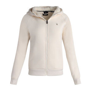 Sweat zippé à capuche Femme Spyder Pearl : chaleur et confort au quotidien