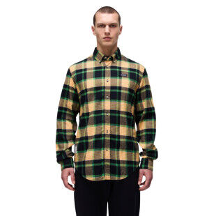 Napapijri G‑Trekking  Homme : chemise à carreaux manches longues 100% coton