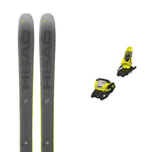 Head KORE 93 Skipack + Bindung : Farbe - Schwarz/Gelb, Größe der Skier - 170