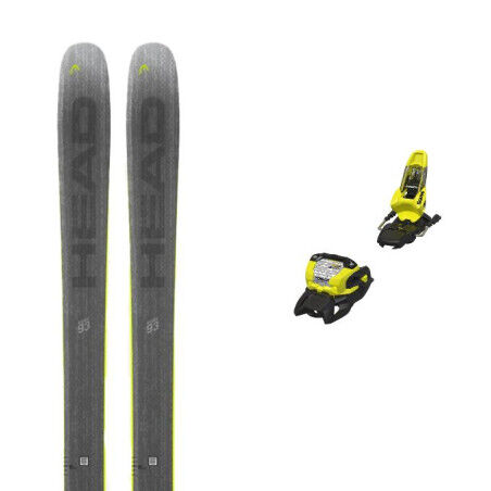 Head KORE 93 ski pack + binding : Colour - Black/Yellow, Ski size - 170