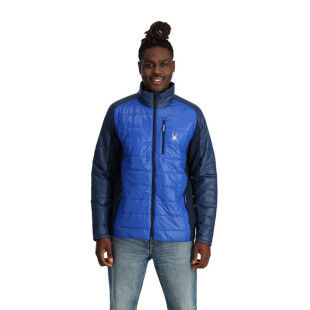 Spyder Glissade Electric Blue Men's Ski Jacket: versatility and high-performance insulation