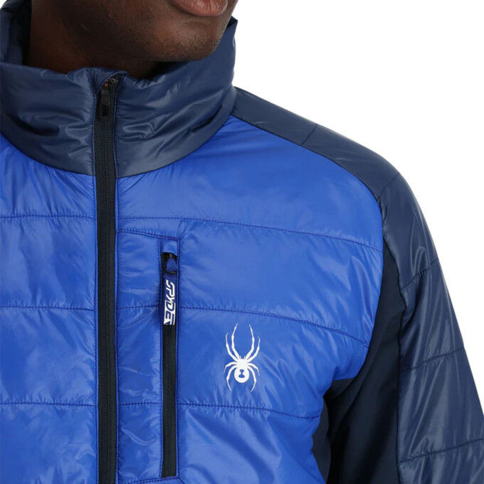 Chaqueta de esquí para hombre Spyder Glissade Electric Blue: versatilidad y aislamiento eficaz